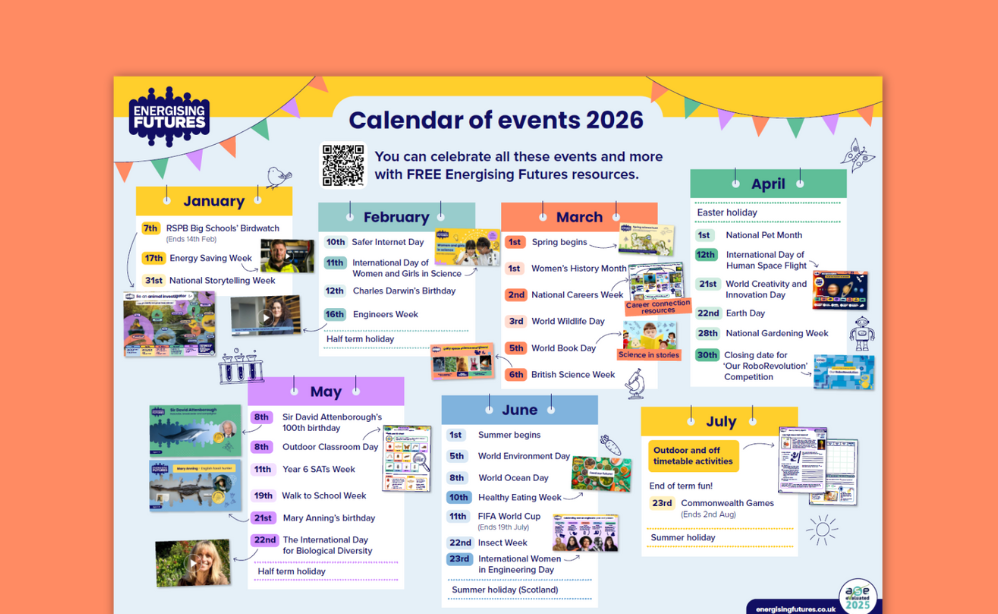Calendar of events 2026 | Energising Futures